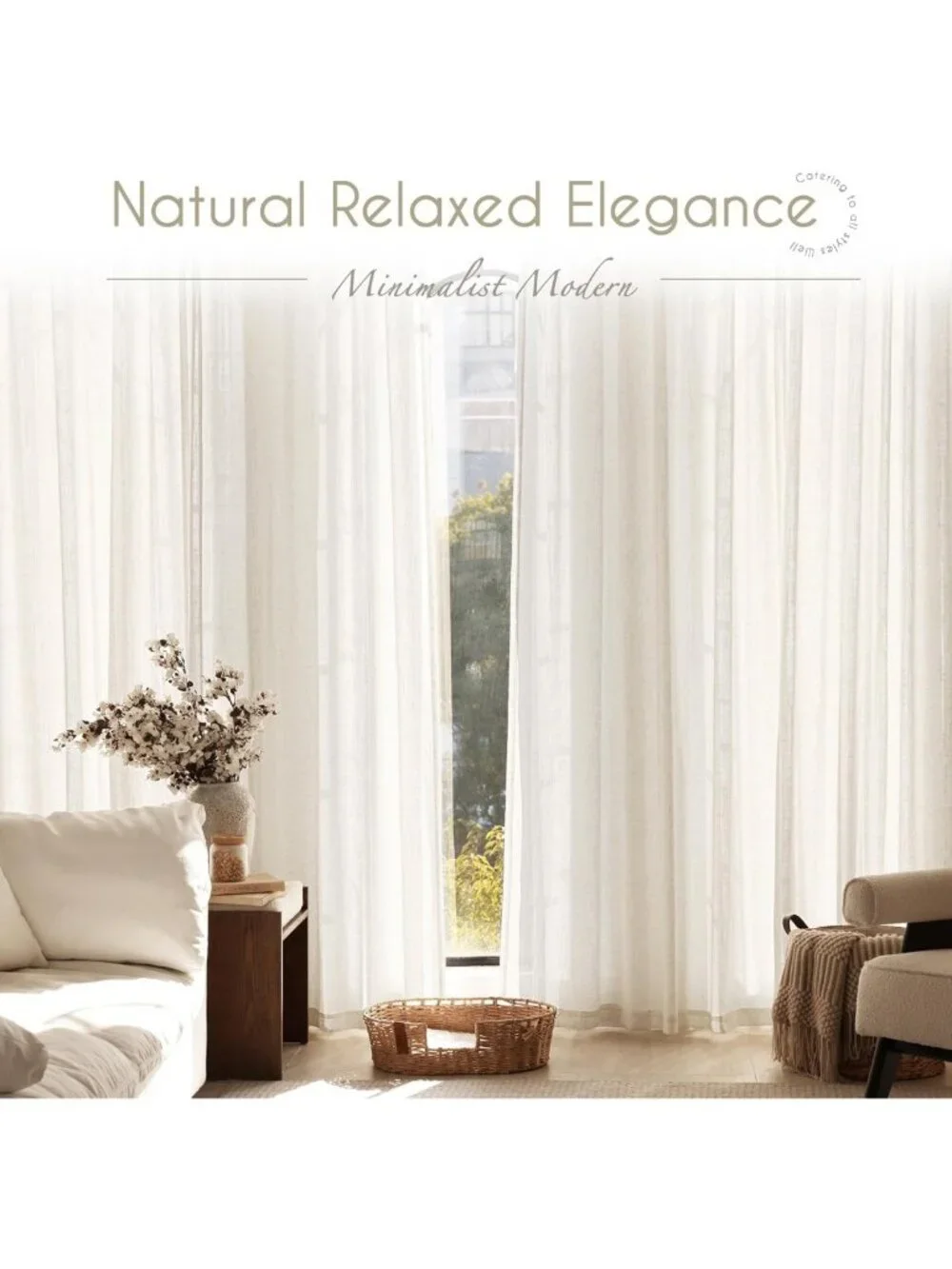 Natural Linen Curtains 84